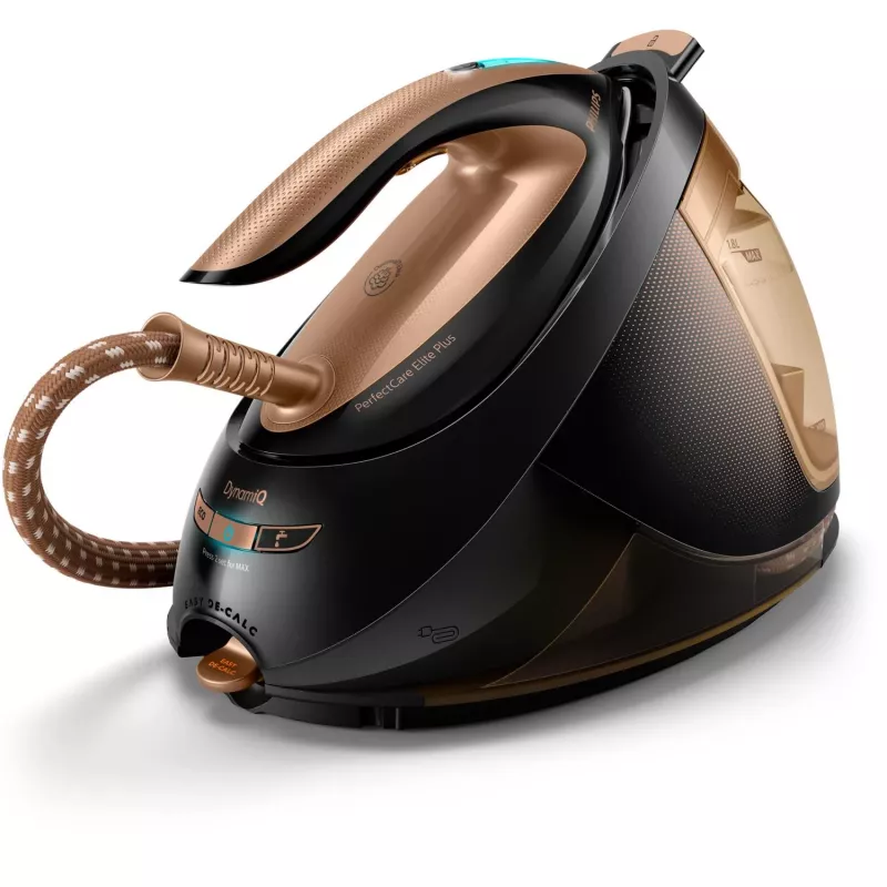 Ferro de engomar a vapor Philips GC9682/80 — 2700 W, depósito de 1,8 l, golpe de vapor de 165 g/min, golpe de vapor de 600 g/min, base T-ionicGlide