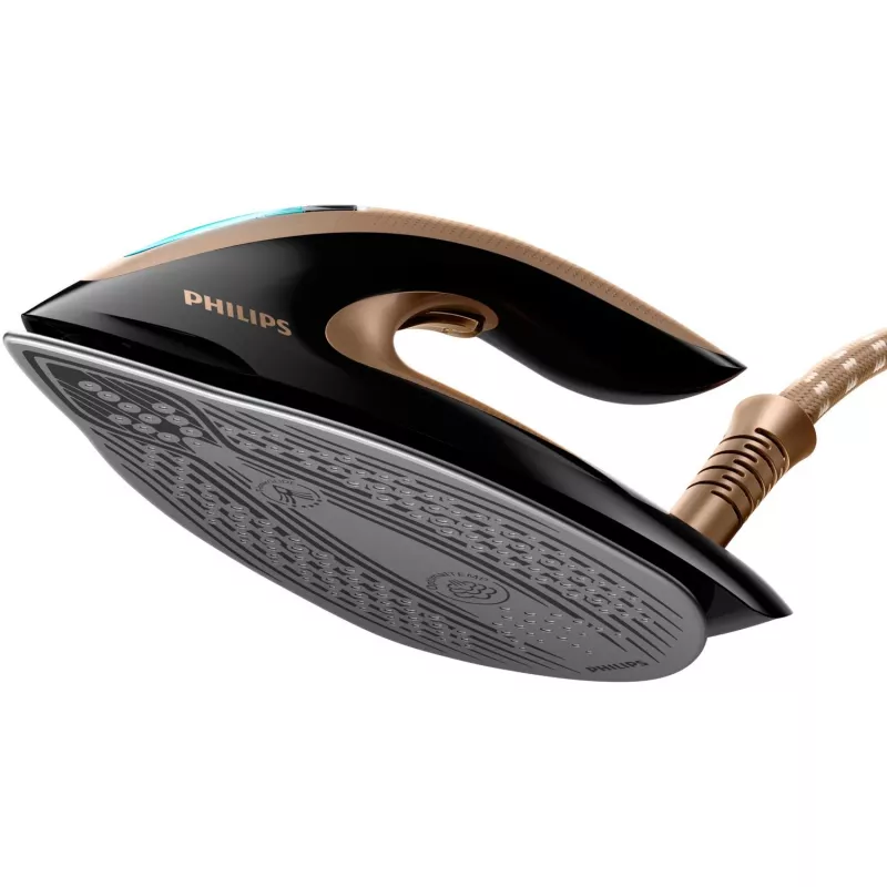 Ferro de engomar a vapor Philips GC9682/80 — 2700 W, depósito de 1,8 l, golpe de vapor de 165 g/min, golpe de vapor de 600 g/min, base T-ionicGlide