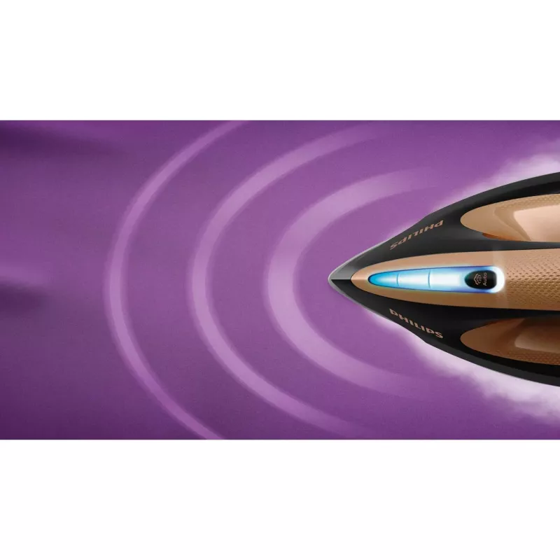 Ferro de engomar a vapor Philips GC9682/80 — 2700 W, depósito de 1,8 l, golpe de vapor de 165 g/min, golpe de vapor de 600 g/min, base T-ionicGlide