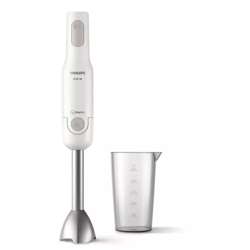 Varinha mágica Philips HR2534/00 — 650 W, 2 velocidades, pulse, haste metálica, branco