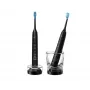Philips Sonicare DiamondClean 9000 HX9914/54 conjunto de escovas de dentes elétricas sónicas, 2 cabos, 2 cabeças de escova, 4 modos, preto