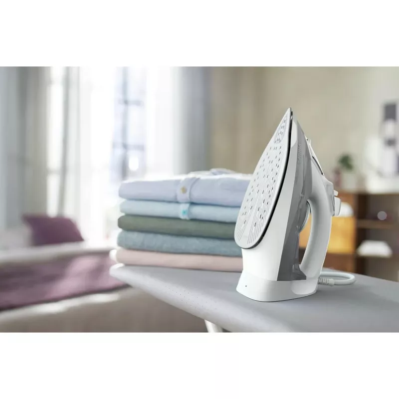 Philips série 5000 DST5010/10 ferro de engomar a vapor base SteamGlide Plus 2400 W cinzento, branco