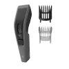 Philips Hairclipper Series 3000 HC3525/15 máquina de cortar cabelo, lâminas metálicas autoafiáveis, 0,5-23 mm, 13 definições de comprimento, lâmina de 41 mm, rede/bateria, 45 min, preto/cinzento