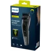Philips Hairclipper Series 3000 HC3525/15 máquina de cortar cabelo, lâminas metálicas autoafiáveis, 0,5-23 mm, 13 definições de comprimento, lâmina de 41 mm, rede/bateria, 45 min, preto/cinzento