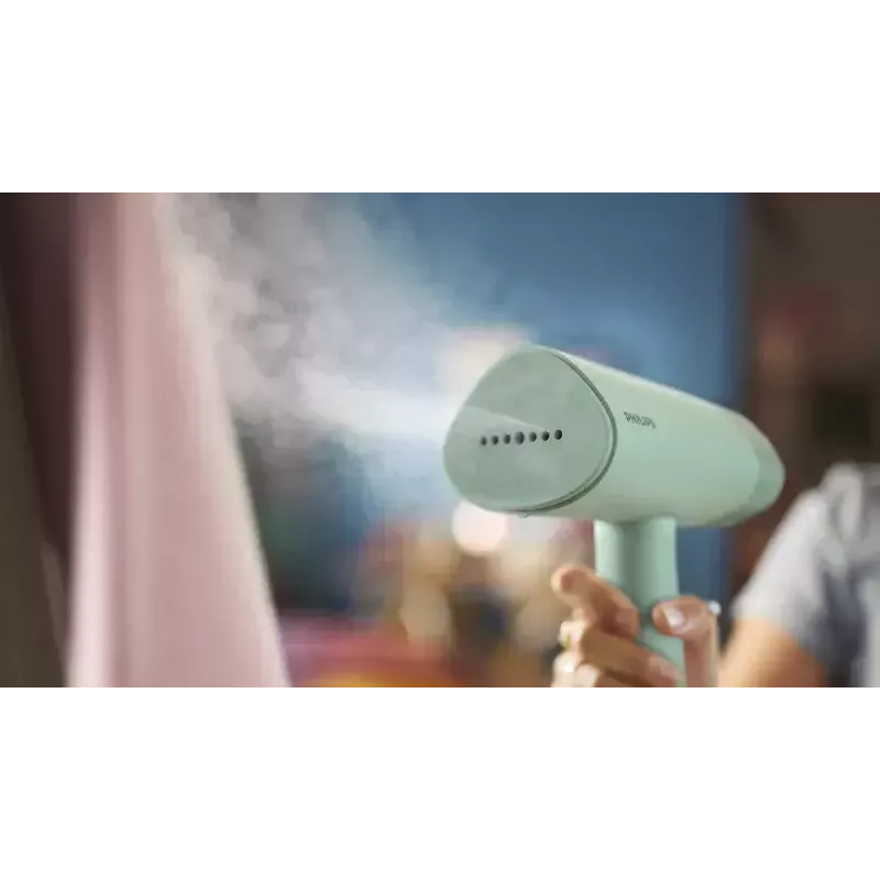 Vaporizador de roupa portátil Philips série 3000 STH3010/70 — 1000 W, 20 g/min de vapor contínuo, cabo de 2 m, dobrável, depósito removível
