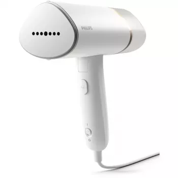 Vaporizador de roupa portátil Philips série 3000 STH3020/10 – 1000 W, 20 g/min de vapor contínuo, depósito removível de 0,12 l, cabo de 2 m, design de viagem, branco