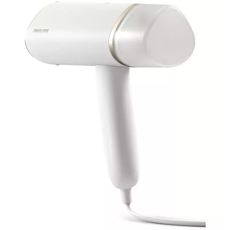 Vaporizador de roupa portátil Philips série 3000 STH3020/10 – 1000 W, 20 g/min de vapor contínuo, depósito removível de 0,12 l, cabo de 2 m, design de viagem, branco