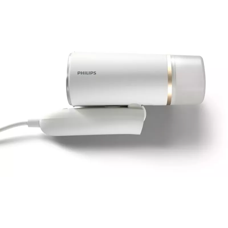 Vaporizador de roupa portátil Philips série 3000 STH3020/10 – 1000 W, 20 g/min de vapor contínuo, depósito removível de 0,12 l, cabo de 2 m, design de viagem, branco
