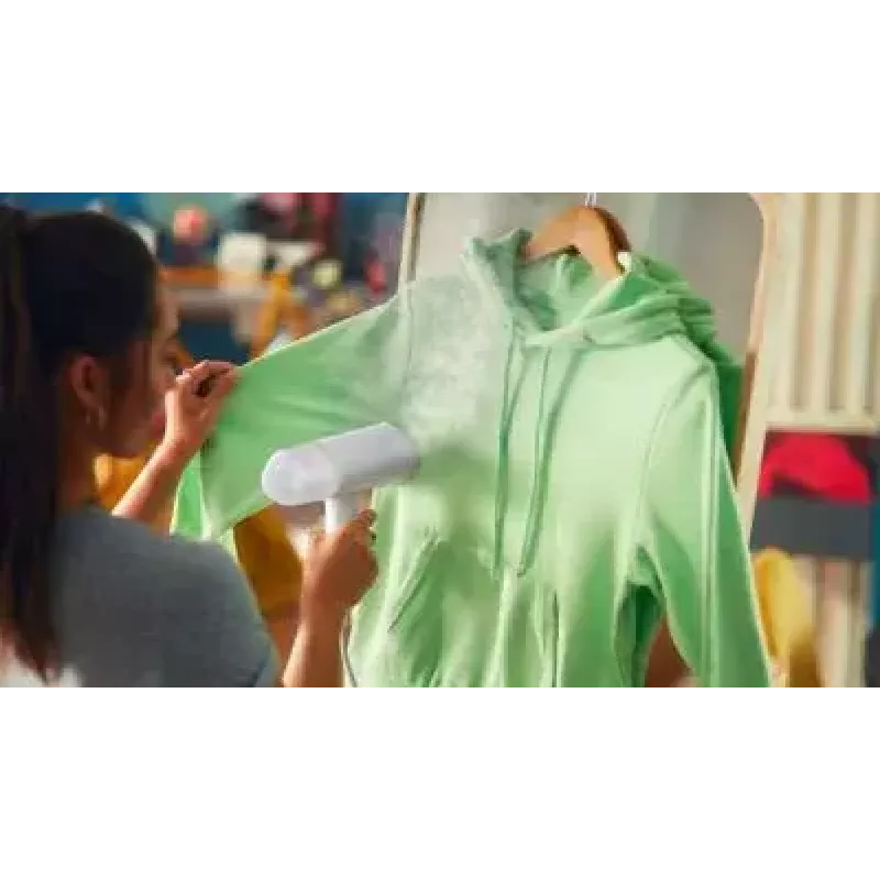 Vaporizador de roupa portátil Philips série 3000 STH3020/10 – 1000 W, 20 g/min de vapor contínuo, depósito removível de 0,12 l, cabo de 2 m, design de viagem, branco