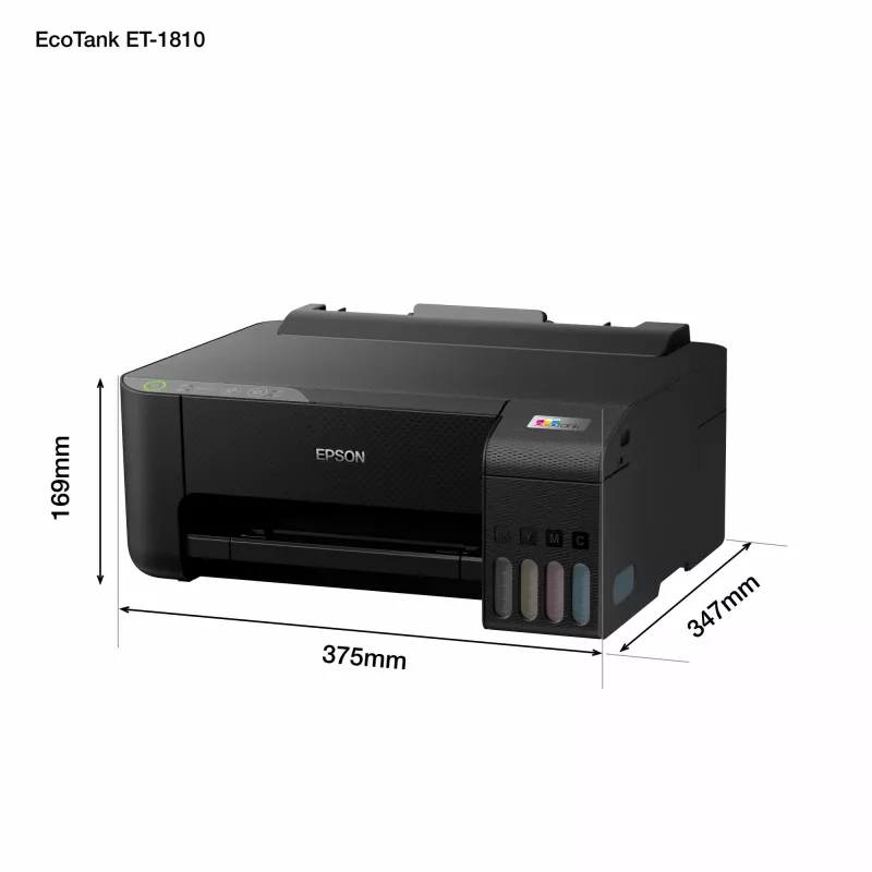 Epson EcoTank ET-1810 impressora jato de tinta cor 5760 x 1440 DPI A4 Wi-Fi