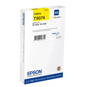 Epson tinteiro C13T90744N XXL amarelo – original extra alta capacidade para WorkForce WF-6XXX