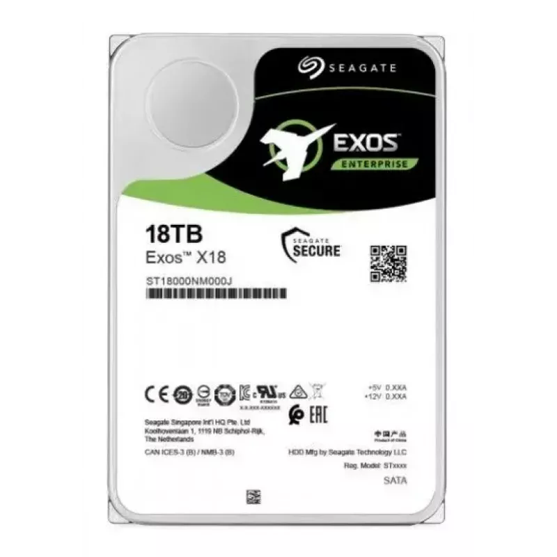 HDD Seagate 18TB 3,5 polegadas SATA 6Gb/s ST18000NM000J