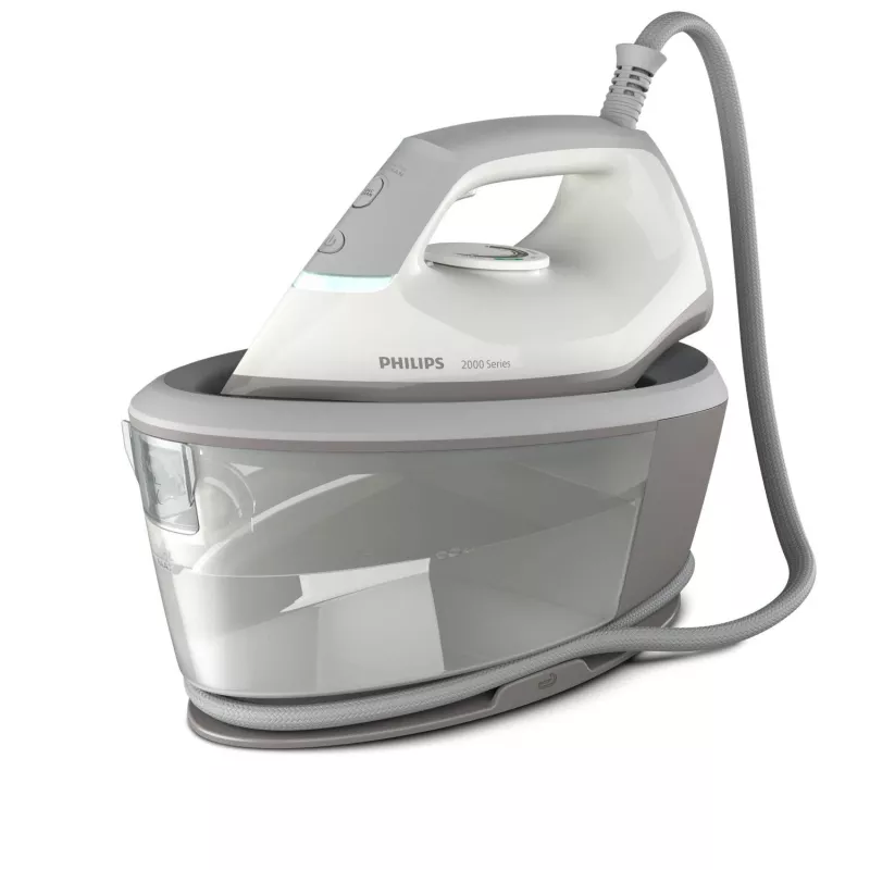 Central de engomar a vapor Philips série 2000 PSG2000/80 2400 W 1,4 L base de engomar cerâmica cinzento, branco