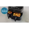 Fritadeira de ar quente Philips série 3000 Dual Basket Airfryer NA352/00 — 9 L, 2750 W, cesto duplo, 8 programas, 40–200 °C