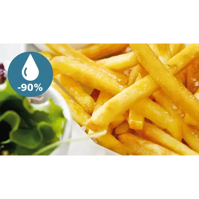 Fritadeira de ar quente Philips série 3000 Dual Basket Airfryer NA352/00 — 9 L, 2750 W, cesto duplo, 8 programas, 40–200 °C