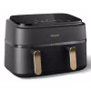 Fritadeira de ar quente Philips série 3000 Dual Basket Airfryer NA352/00 — 9 L, 2750 W, cesto duplo, 8 programas, 40–200 °C