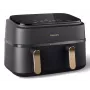 Fritadeira de ar quente Philips série 3000 Dual Basket Airfryer NA352/00 — 9 L, 2750 W, cesto duplo, 8 programas, 40–200 °C