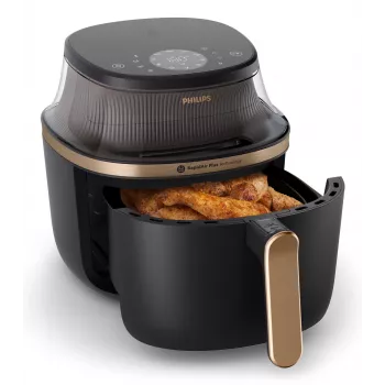 Fritadeira de ar quente Philips série 3000 NA332/00 — 6,2 L, 1700 W, LED tátil, 16 programas