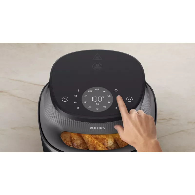 Fritadeira de ar quente Philips série 3000 NA332/00 — 6,2 L, 1700 W, LED tátil, 16 programas