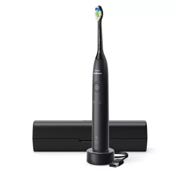Escova de dentes sónica Philips série 5300 HX7101/02 — sónica, 62 000 movimentos/min., 3 velocidades, temporizador de 2 min., preta