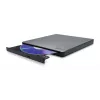 Gravador de DVD portátil slim HITACHI-LG DATA STORAGE GP60NW60 USB 2.0 prateado