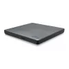 Gravador de DVD portátil slim HITACHI-LG DATA STORAGE GP60NW60 USB 2.0 prateado