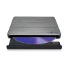 Gravador de DVD portátil slim HITACHI-LG DATA STORAGE GP60NW60 USB 2.0 prateado