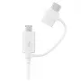 Cabo USB Samsung EP-DG930 USB 2.0 1,5 m USB A USB C/Micro-USB B branco