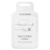 Cabo USB Samsung EP-DG930 USB 2.0 1,5 m USB A USB C/Micro-USB B branco
