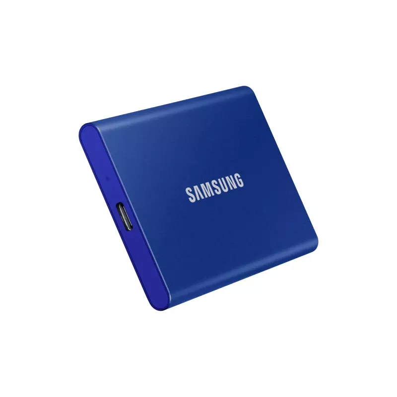 SSD externo Samsung T7 Portable 2TB USB Type-C 3.2 Gen 2 azul (NVMe, 1050/1000 MB/s)