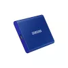 SSD externo Samsung T7 Portable 1 TB, USB-C 3.2 Gen 2, NVMe, encriptação de hardware AES-256, azul