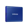 SSD externo Samsung T7 Portable 1 TB, USB-C 3.2 Gen 2, NVMe, encriptação de hardware AES-256, azul