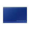 SSD externo Samsung T7 Portable 1 TB, USB-C 3.2 Gen 2, NVMe, encriptação de hardware AES-256, azul