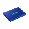 SSD externo Samsung T7 Portable 1 TB, USB-C 3.2 Gen 2, NVMe, encriptação de hardware AES-256, azul