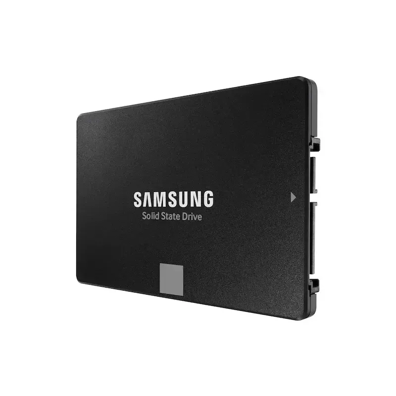 SSD 2,5 polegadas Samsung 870 EVO 1000 GB — SATA III, leitura 560 MB/s, escrita 530 MB/s, preto