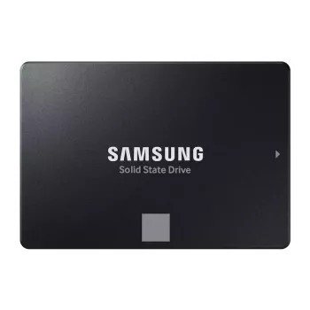 SSD 2,5 polegadas Samsung 870 EVO 1000 GB — SATA III, leitura 560 MB/s, escrita 530 MB/s, preto