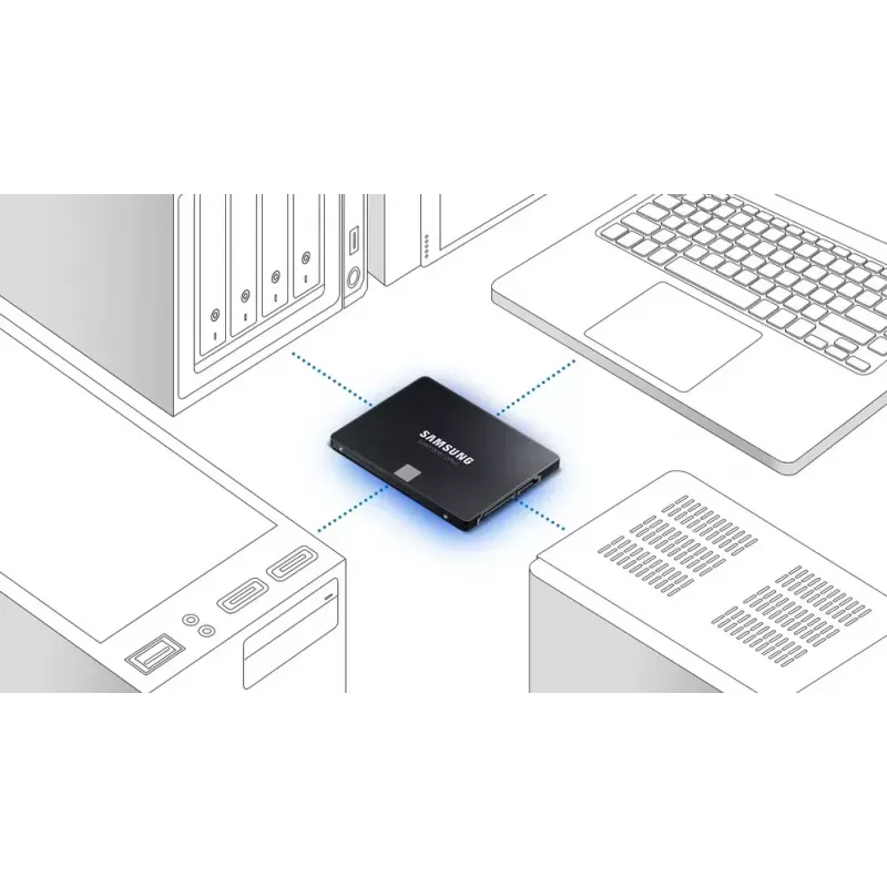 Disco SSD Samsung 870 EVO 250 GB 2,5 polegadas Serial ATA III V-NAND