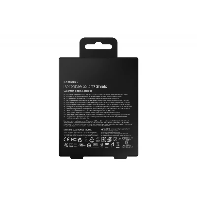 Samsung MU-PE2T0S 2 TB USB Type-C 3.2 Gen 2 (3.1 Gen 2) preto