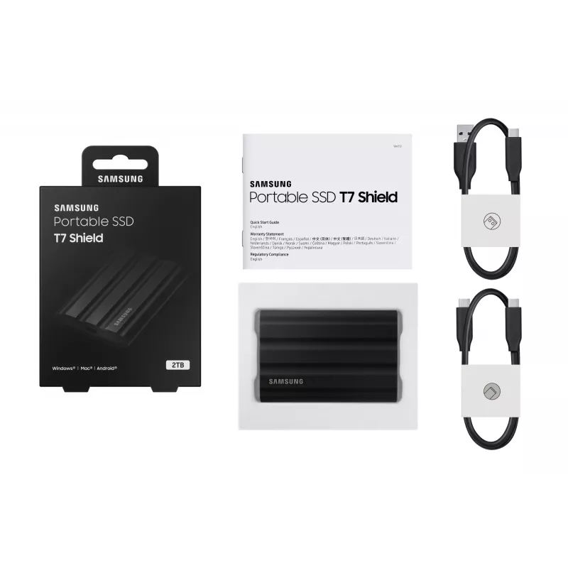 Samsung MU-PE2T0S 2 TB USB Type-C 3.2 Gen 2 (3.1 Gen 2) preto