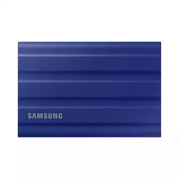 SSD externo Samsung MU-PE1T0R 1 TB USB Type-C 3.2 Gen 2 (NVMe), azul, caixa de borracha