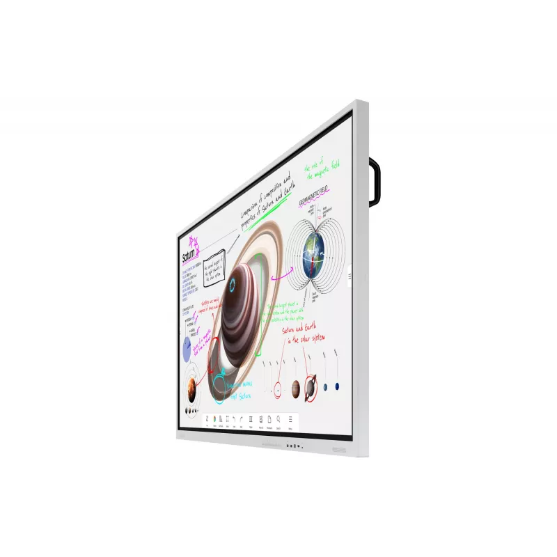 Samsung WM85B quadro interativo 2,16 m (85 polegadas) 3840 x 2160 ecrã tátil cinzento, branco