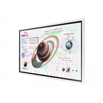 Samsung WM65B quadro interativo 165,1 cm (65 polegadas) 3840 x 2160 píxeis ecrã tátil cinzento, branco