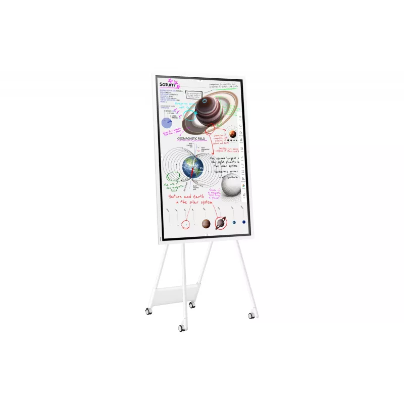 Samsung WM65B quadro interativo 165,1 cm (65 polegadas) 3840 x 2160 píxeis ecrã tátil cinzento, branco