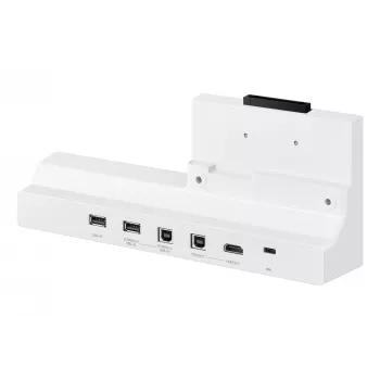 Bandeja de conectividade Samsung Flip4 cinzento branco USB Type-A Type-B Type-C