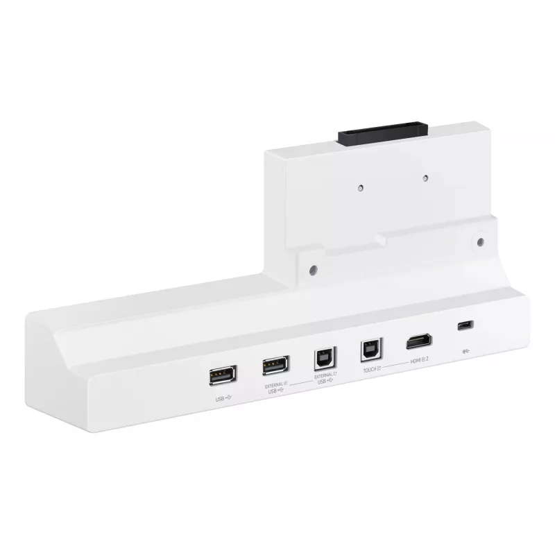 Bandeja de conectividade Samsung Flip4 cinzento branco USB Type-A Type-B Type-C
