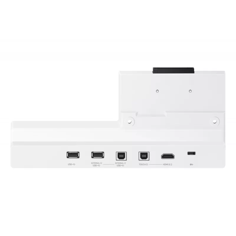 Bandeja de conectividade Samsung Flip4 cinzento branco USB Type-A Type-B Type-C