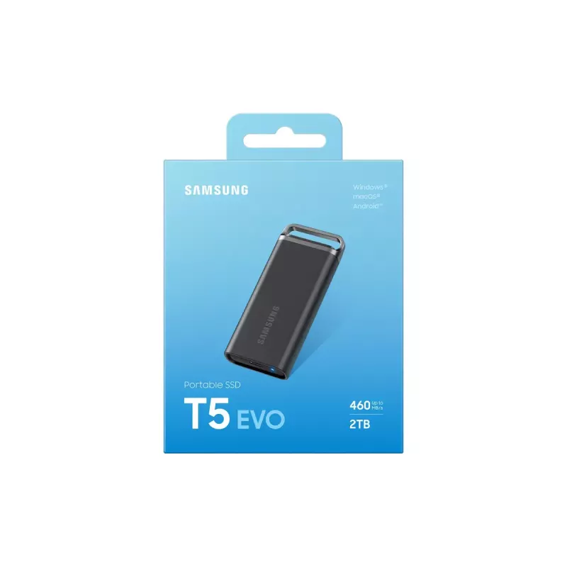 Unidade SSD Samsung 2TB portátil USB 3.2 Gen 1 MU-PH2T0S
