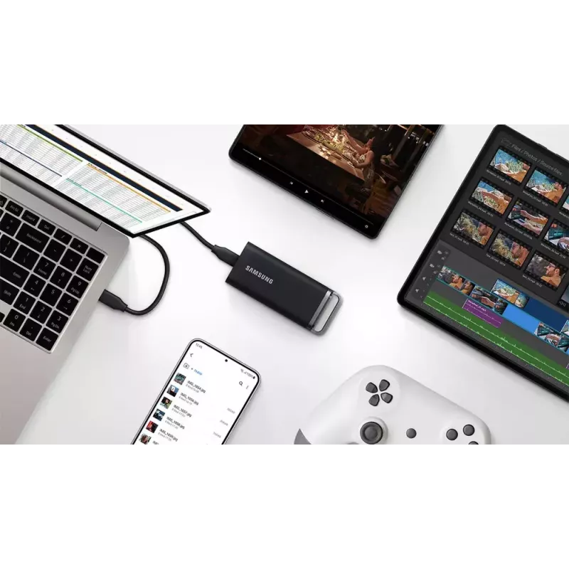 Unidade SSD Samsung 2TB portátil USB 3.2 Gen 1 MU-PH2T0S