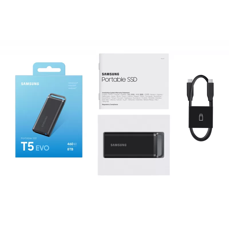 Samsung MU-PH8T0S 8 TB 3.2 Gen 1 (3.1 Gen 1) preto