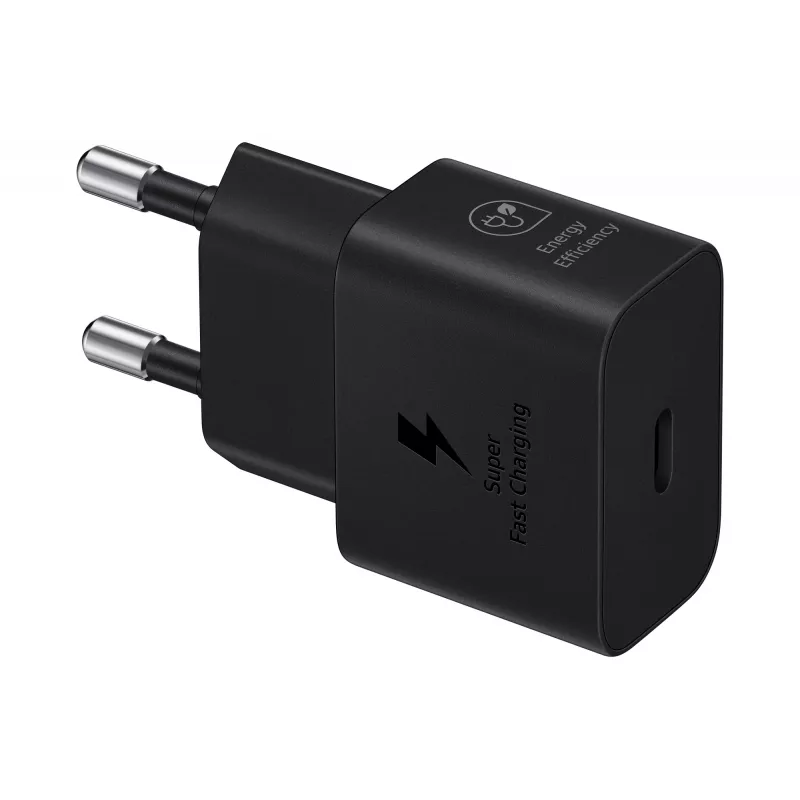 Carregador Samsung EP-T2510 25W USB‑C interior carregamento rápido, preto, cabo de 1 m